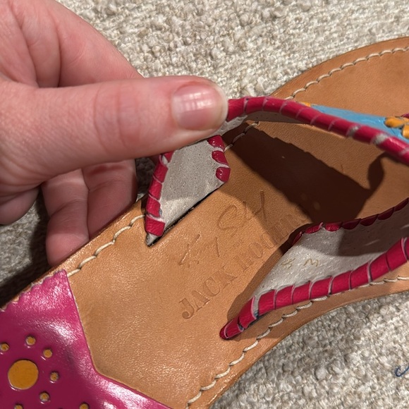 Jack Rogers Limited Edition Kenny Scharf Sandals Size 8 - Picture 4 of 10